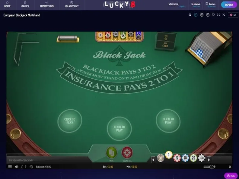 Lucky8 Casino bonus